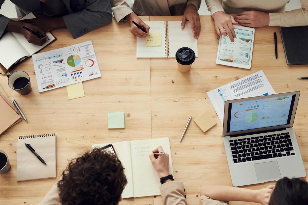 A team of developers working collaboratively
